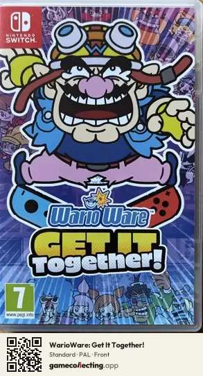 WarioWare: Get It Together! Nintendo Switch, PAL box front