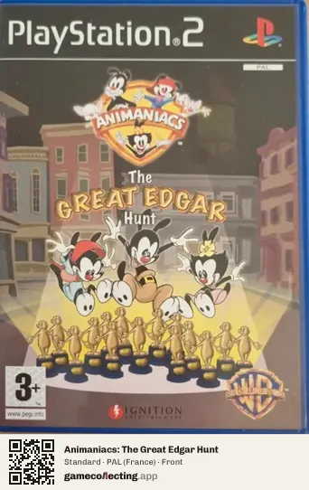 Animaniacs: The Great Edgar Hunt PlayStation 2, France box front