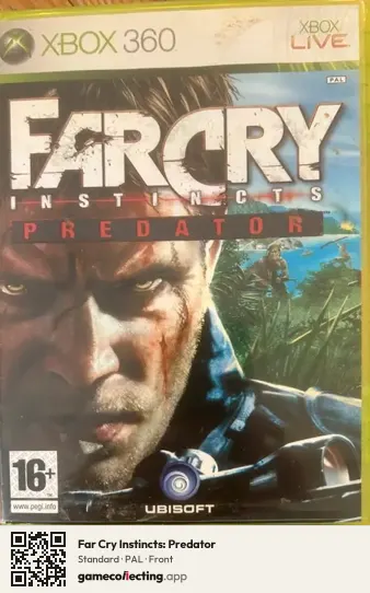 Far Cry Instincts: Predator Xbox 360, PAL box front