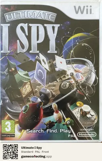 Ultimate I Spy Nintendo Wii, PAL box front