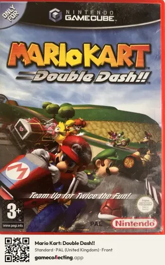 Mario Kart: Double Dash!! Nintendo GameCube, United Kingdom box front