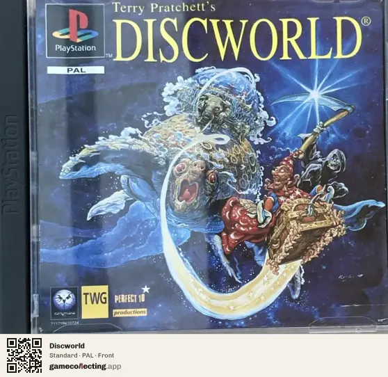 Discworld PlayStation, PAL box front