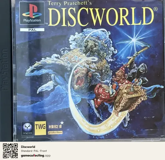 Discworld PlayStation, PAL box front