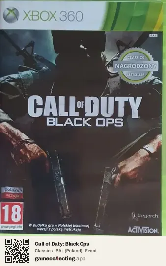 Call of Duty: Black Ops Xbox 360, Poland box front