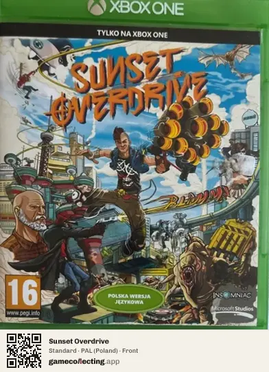 Sunset Overdrive Xbox One, Poland box front