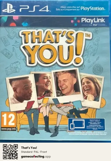 That's You! PlayStation 4, PAL box front