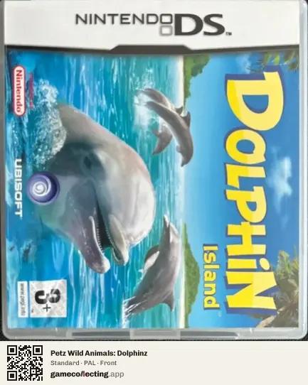 Petz Wild Animals: Dolphinz Nintendo DS, PAL box front