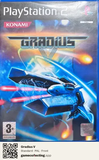 Gradius V PlayStation 2, PAL box front