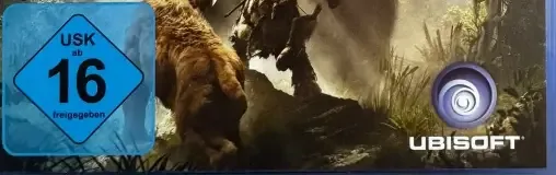 Far Cry Primal, the USK square on its front