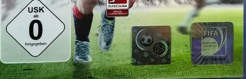 FIFA 16, the USK square on its front