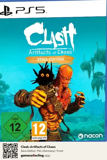 Clash: Artifacts of Chaos PlayStation 5, Germany box front