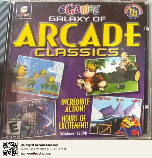 Galaxy of Arcade Classics Computer, NTSC box front