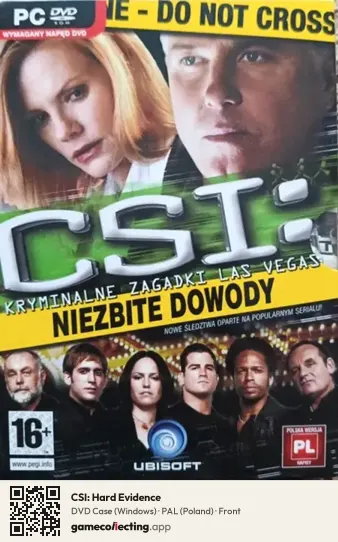 CSI: Hard Evidence Computer, Poland box front