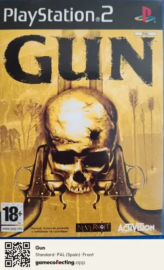 Gun PlayStation 2, Spain box front