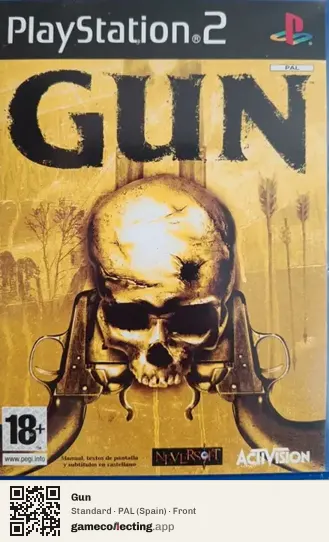 Gun PlayStation 2, Spain box front