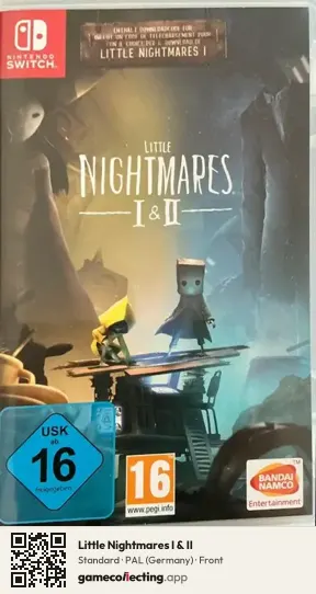 Little Nightmares I & II Nintendo Switch, Germany box front