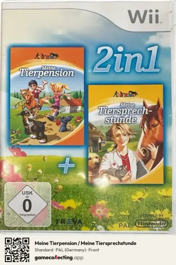 Meine Tierpension / Meine Tiersprechstunde Nintendo Wii, Germany box front
