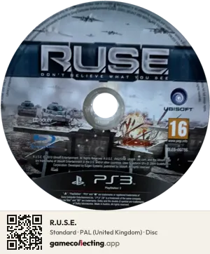 R.U.S.E. PlayStation 3, PAL disc