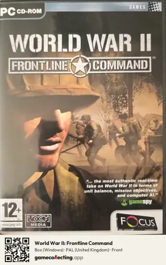 World War II: Frontline Command Computer, United Kingdom box front
