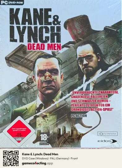 Kane & Lynch: Dead Men Computer, Germany box front