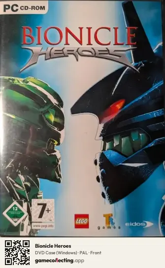 Bionicle Heroes Computer, PAL box front