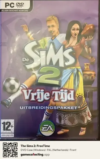 The Sims 2: FreeTime Computer, Netherlands box front