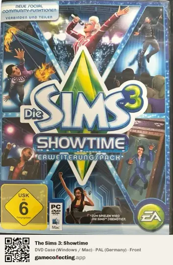 The Sims 3: Showtime Computer, Germany box front