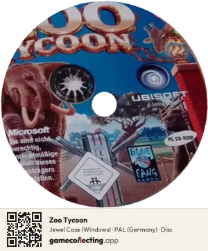 Zoo Tycoon Computer, PAL disc