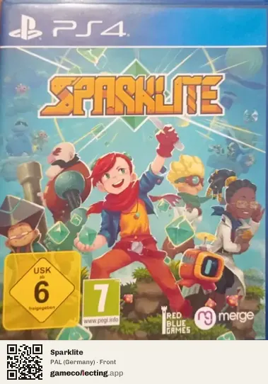 Sparklite PlayStation 4, Germany box front