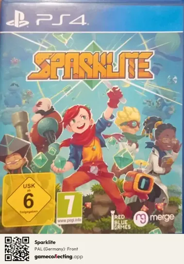 Sparklite PlayStation 4, Germany box front