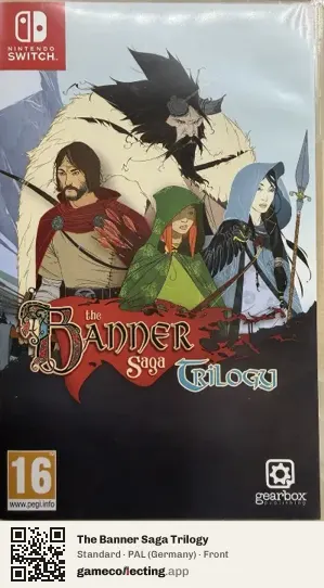 The Banner Saga Trilogy Nintendo Switch, Germany box front