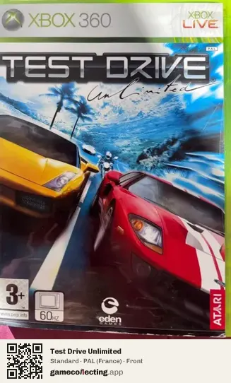Test Drive Unlimited Xbox 360, France box front