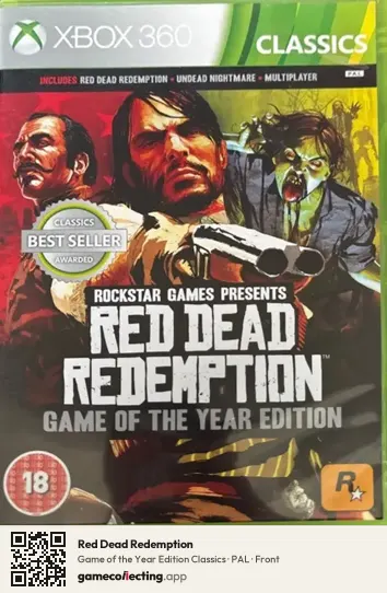 Red Dead Redemption Xbox 360, PAL box front