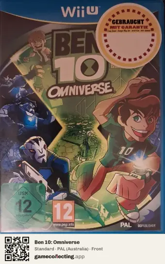 Ben 10: Omniverse Nintendo Wii U, Australia box front