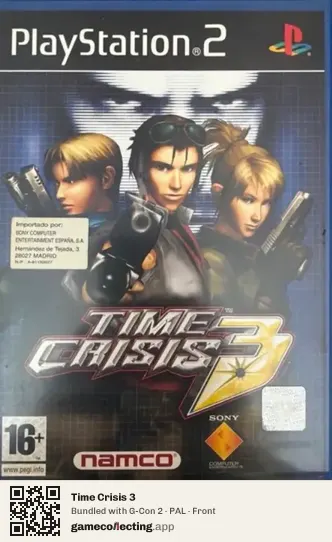 Time Crisis 3 PlayStation 2, PAL box front
