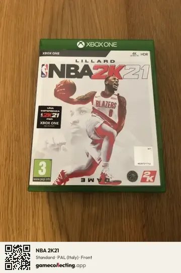 NBA 2K21 Xbox One, Italy box front