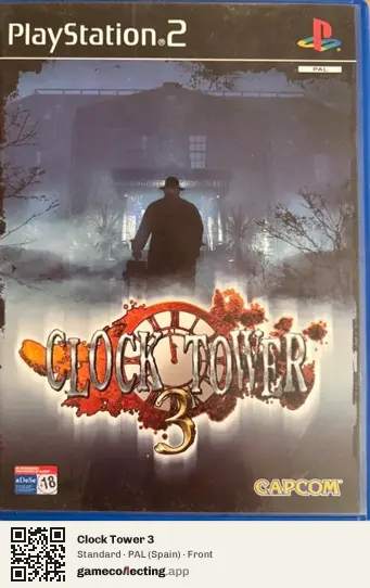 Clock Tower 3 PlayStation 2, Spain box front