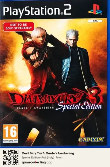 Devil May Cry 3: Dante's Awakening PlayStation 2, Italy box front