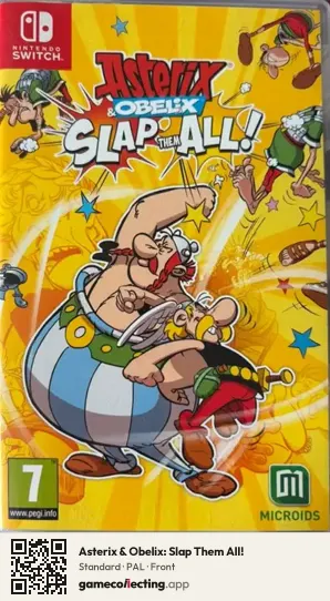 Asterix & Obelix: Slap Them All! Nintendo Switch, PAL box front