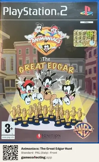 Animaniacs: The Great Edgar Hunt PlayStation 2, Italy box front