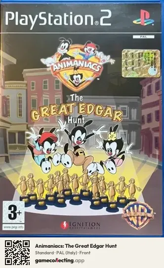 Animaniacs: The Great Edgar Hunt PlayStation 2, Italy box front