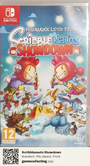 Scribblenauts Showdown Nintendo Switch, Spain box front