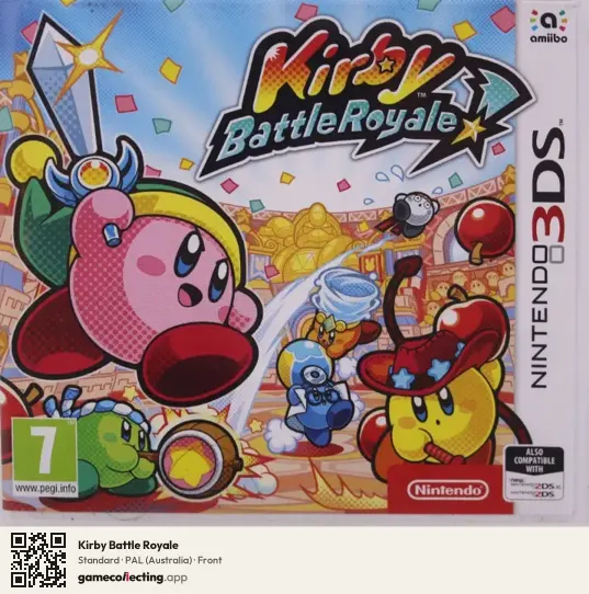 Kirby Battle Royale Nintendo 3DS, Australia box front
