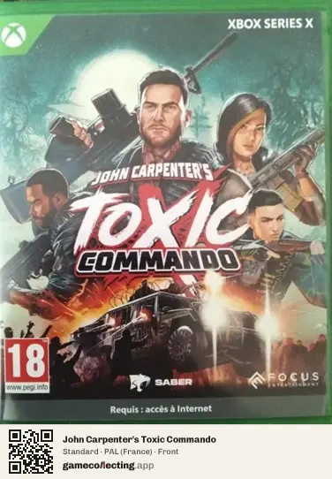 John Carpenter's Toxic Commando Xbox Series X, France box front