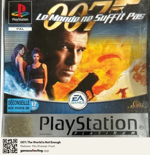 007: The World Is Not Enough PlayStation, France box front