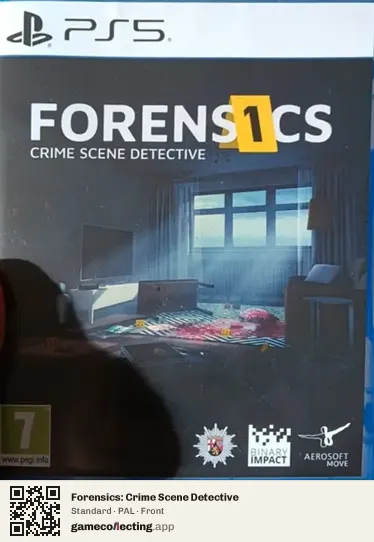 Forensics: Crime Scene Detective PlayStation 5, PAL box front