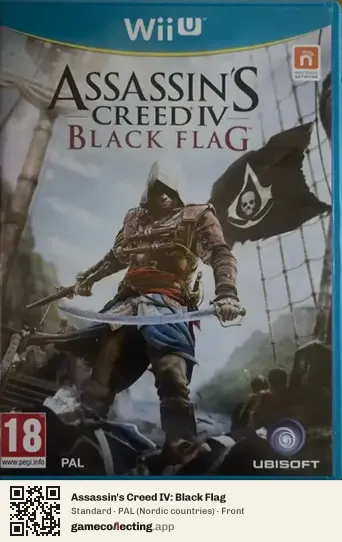Assassin's Creed IV: Black Flag Nintendo Wii U, Nordic countries box front