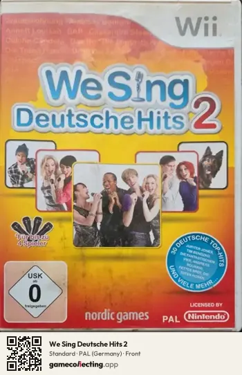 We Sing Deutsche Hits 2 Nintendo Wii, Germany box front