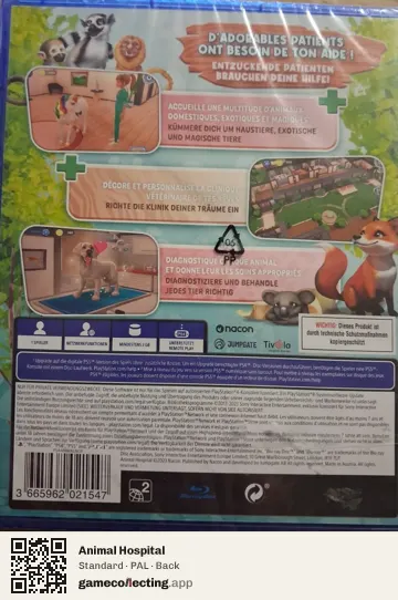 Animal Hospital PlayStation 4, PAL box back