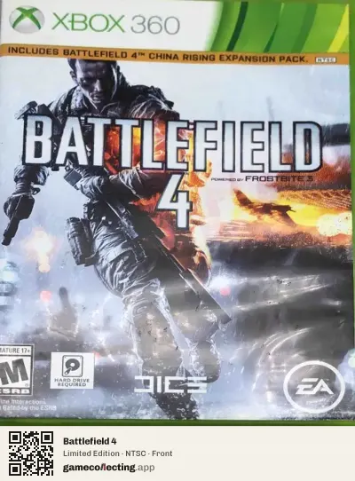 Battlefield 4 Xbox 360, NTSC box front